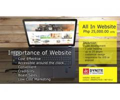 All In Website Php 25,000.00 only