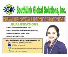 Urgent hiring! Call center Agents!!